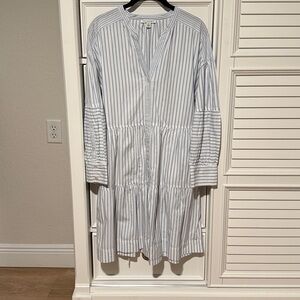 Striped Long Sleeve Dress  small